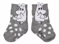 Moomin Sokker 25-27 Fluffy Baby Grå