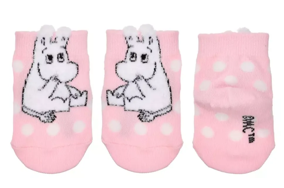 Moomin Sokker 22-24 Fluffy Baby Rosa