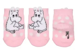 Moomin Sokker 19-21 Fluffy Baby Rosa