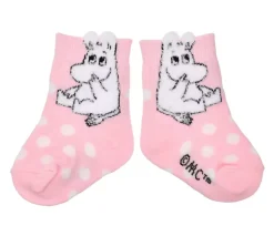 Moomin Sokker 28-31 Fluffy Barn Rosa