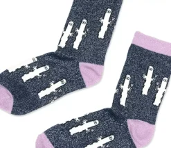 Moomin Sokker 36-42 Hattifnatterne Blå/Rosa