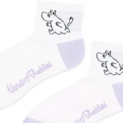 Moomin Sokker 36-42 Hvit & Lilla