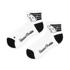 Moomin Sokker 36-42 Hvit & Svart Dame