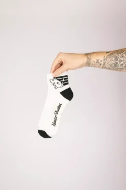 Moomin Sokker 36-42 Hvit & Svart Dame