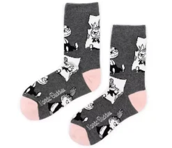 Moomin Sokker 36-42 Lille My Grå/Rosa