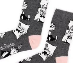 Moomin Sokker 36-42 Lille My Grå/Rosa