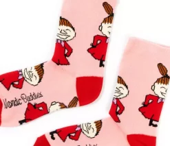 Moomin Sokker 36-42 Lille My Rød/Rosa