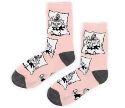 Moomin Sokker 36-42 Lille My Rosa/Grå