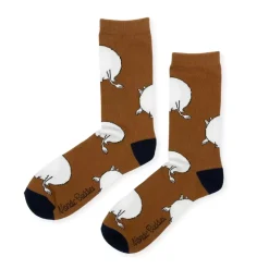 Moomin Sokker 40-45 Menn Klassisk "Butt" Brun