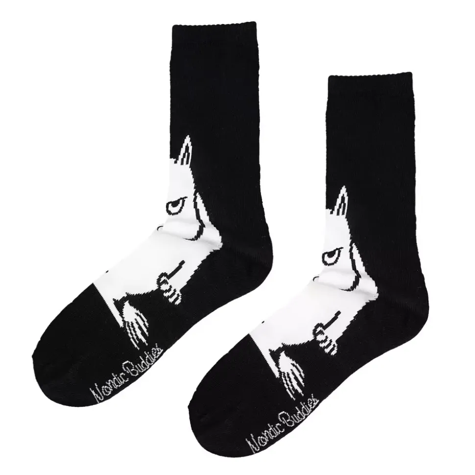 Moomin Sokker 40-45 Menn Klassisk Moomin Svart