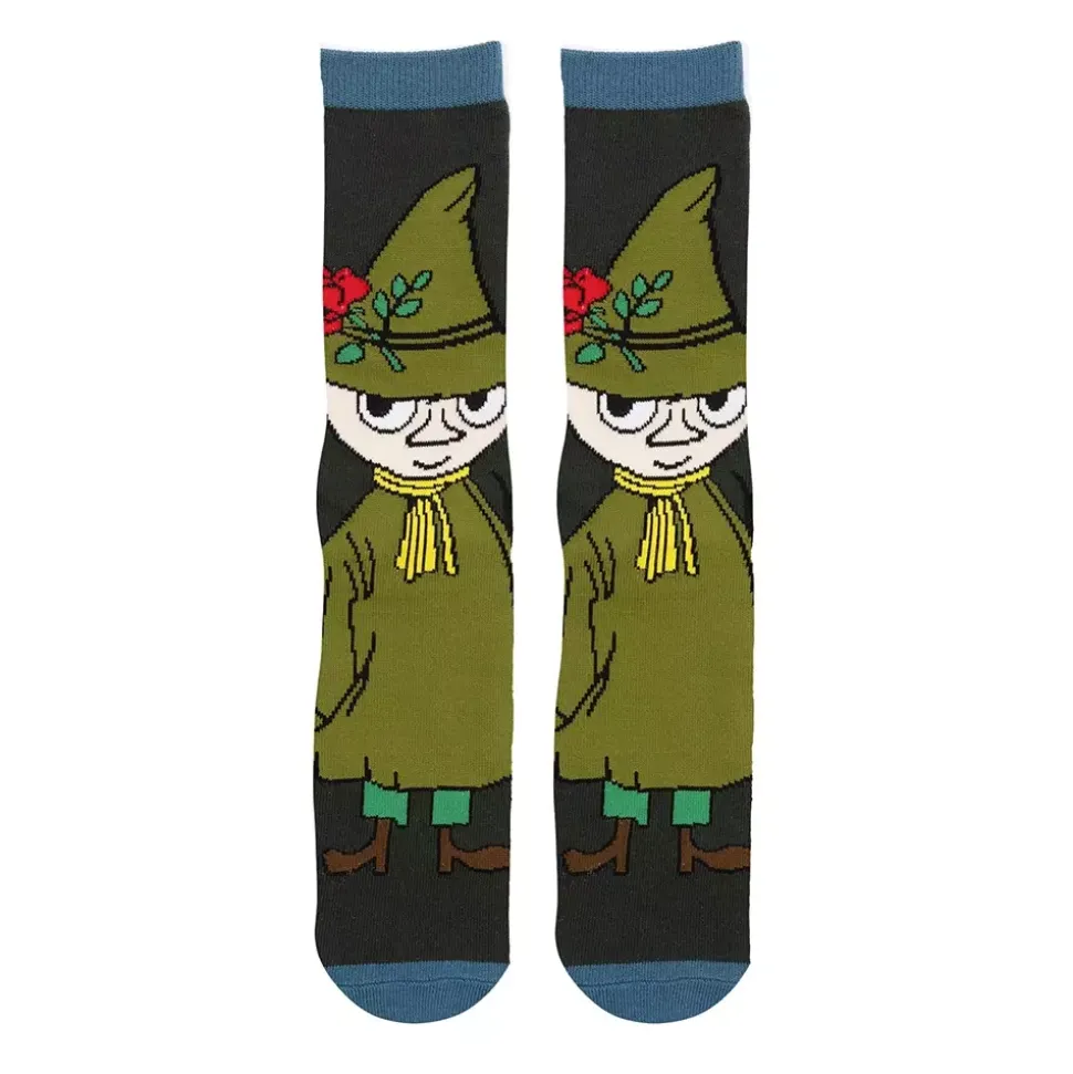Moomin Sokker 40-45 Menn Klassisk Snusmumrikken Grønn