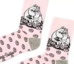 Moomin Sokker 36-42 Moominlove Rosa