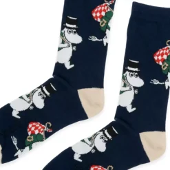 Moomin Sokker 40-45 Moomin Pappa adventure Blå