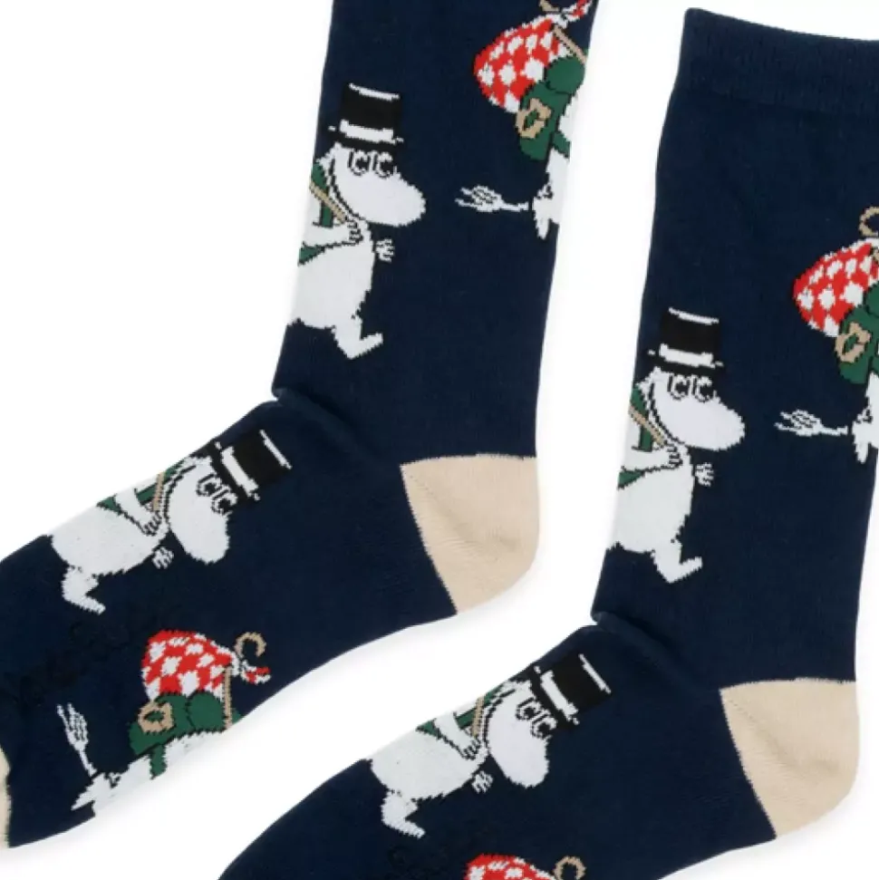 Moomin Sokker 40-45 Moomin Pappa adventure Blå