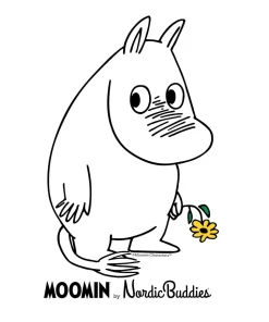 Moomin Sokker 40-45 Moominpappa Navy/Rød