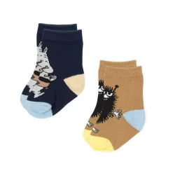 Moomin Sokker 19-21 2pk Moomin & Stinky