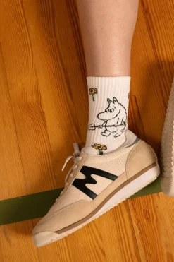 Moomin Sokker 36-42 Retro Hage Hvit