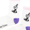Moomin Sokker 36-42 Retro Lille My Hvit/Rosa/Lilla