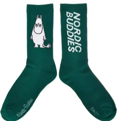 Moomin Sokker 40-45 Retro Moomin Grønn