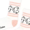 Moomin Sokker 36-42 Retro Moomin Hvit/Rosa