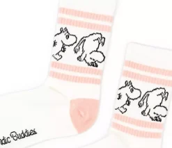 Moomin Sokker 36-42 Retro Moomin Hvit/Rosa
