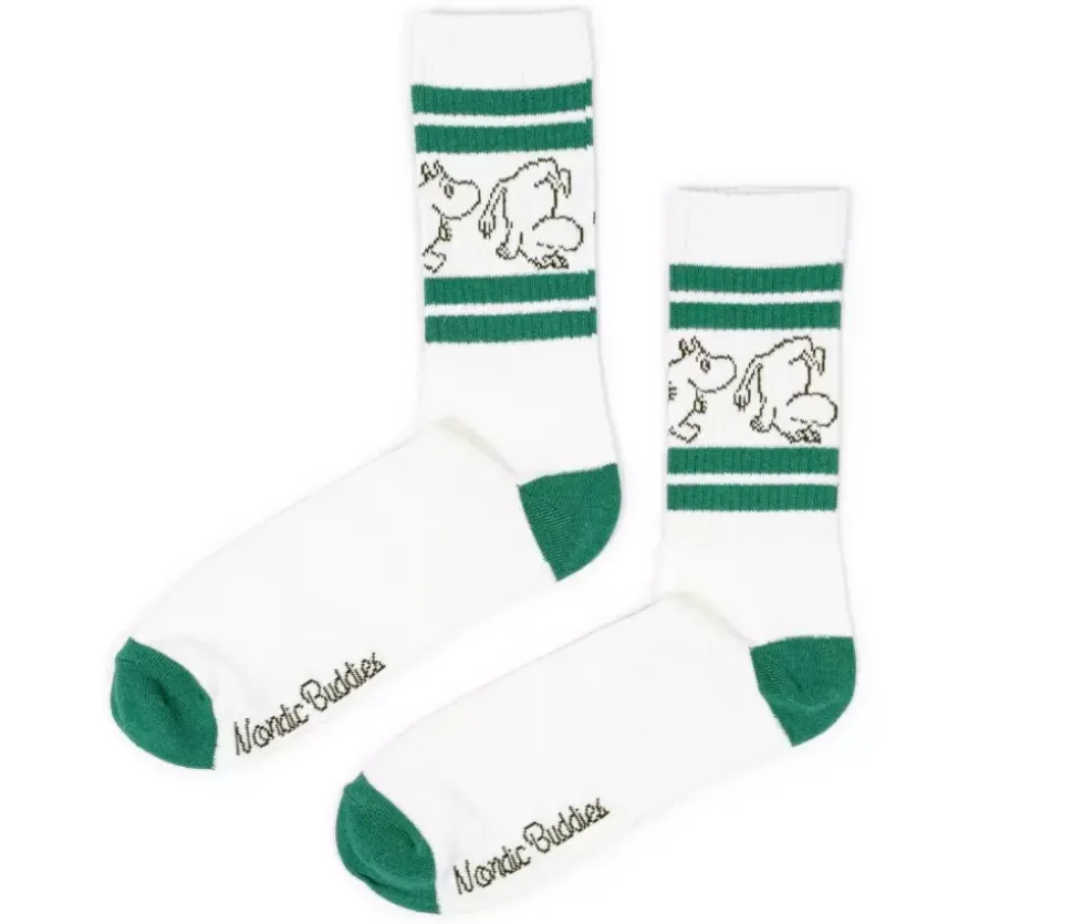 Moomin Sokker 40-45 Retro Moomin Hvite
