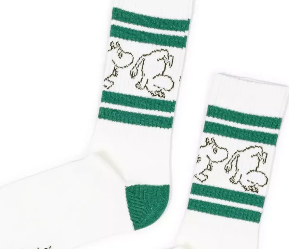 Moomin Sokker 40-45 Retro Moomin Hvite