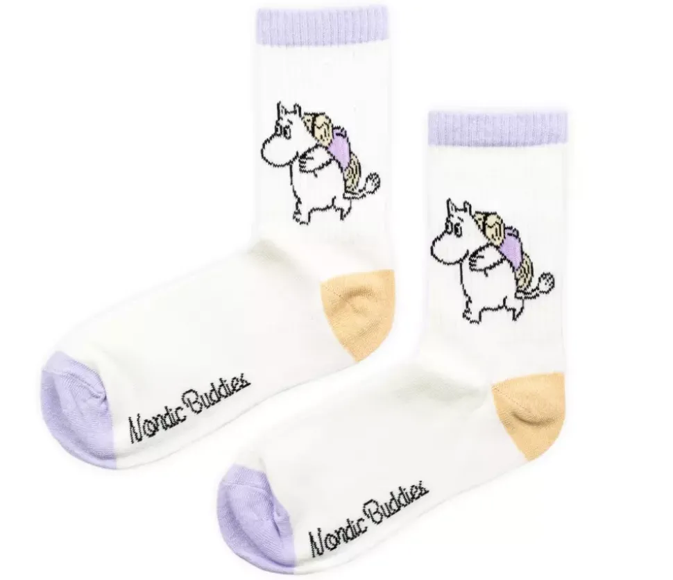 Moomin Sokker 36-42 Retro Moomin Hvit 36-42
