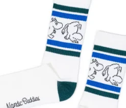 Moomin Sokker 40-45 Retro Moomin Hvit (Herre)
