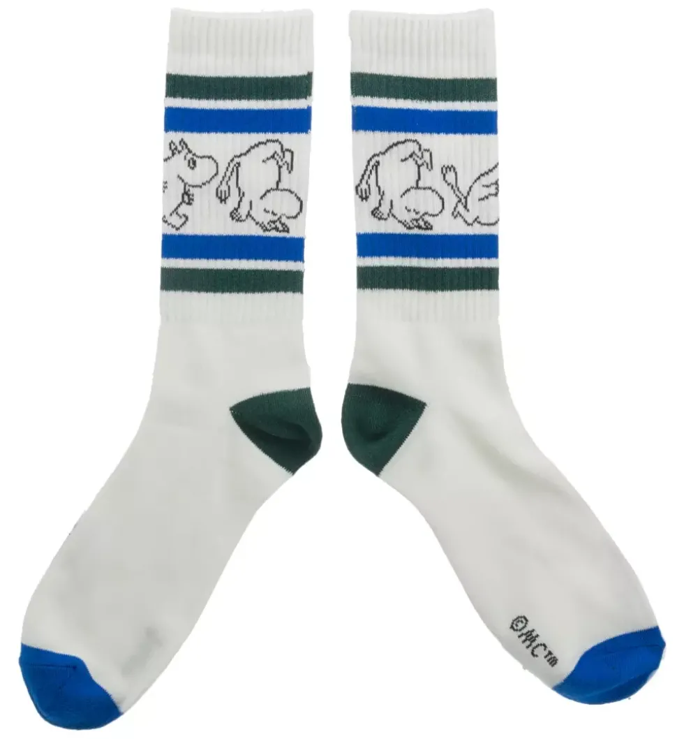 Moomin Sokker 40-45 Retro Moomin Hvit (Herre)