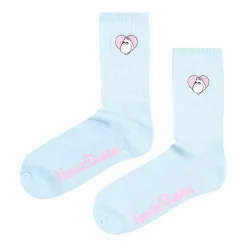 Moomin Sokker 36-42 Retro Moomin Love Lyseblå