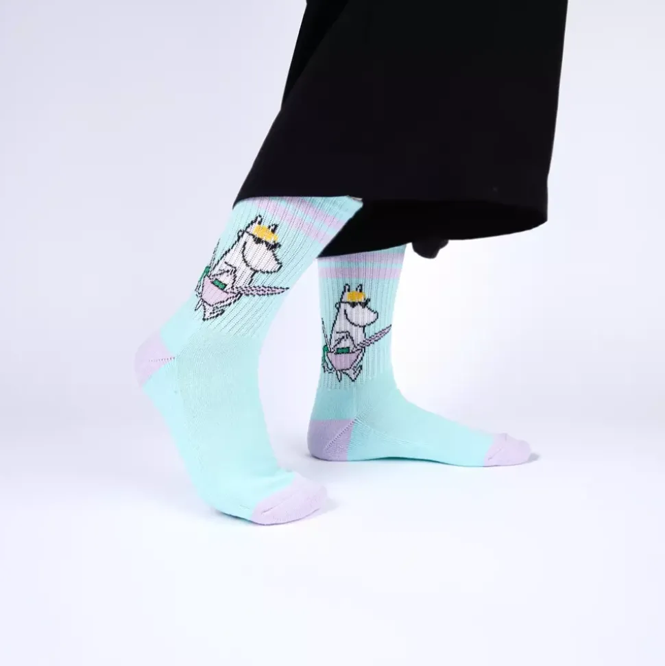 Moomin Sokker 36-42 Retro Moomin Mint