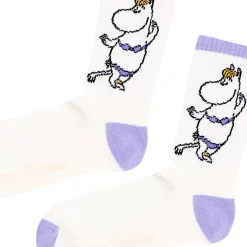 Moomin Sokker 36-42 Retro Snorkfrøken Hvit