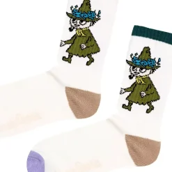 Moomin Sokker 36-42 Retro Snusmumriken Hvit