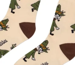 Moomin Sokker 36-42 Snusmumrikken Beige