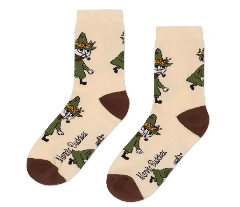 Moomin Sokker 36-42 Snusmumrikken Beige