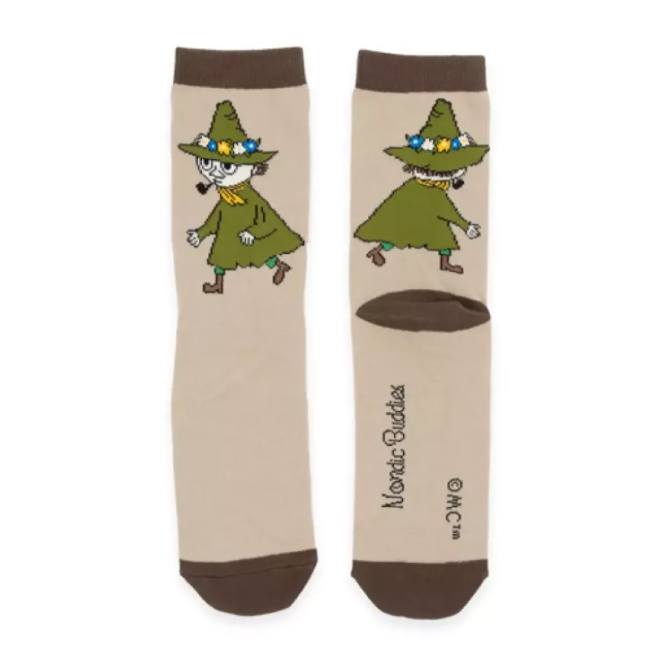 Moomin Sokker 36-42 Snusmumrikken Brune
