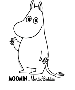 Moomin Sokker 40-45 Stinky Herre Gul
