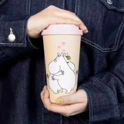 Moomin Take Away-Kopp Kjærlighet Rosa