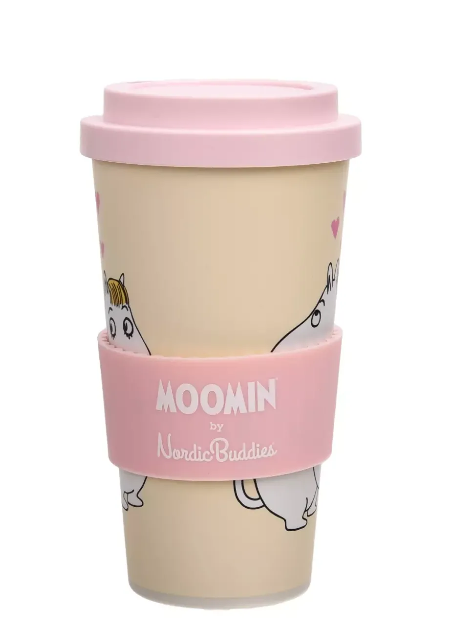 Moomin Take Away-Kopp Kjærlighet Rosa