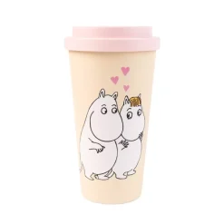 Moomin Take Away-Kopp Kjærlighet Rosa