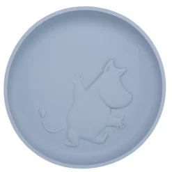 Moomin Tallerken Med Sugekopp Blå