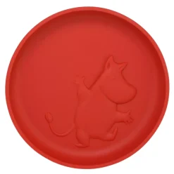 Moomin Tallerken Med Sugekopp Rød