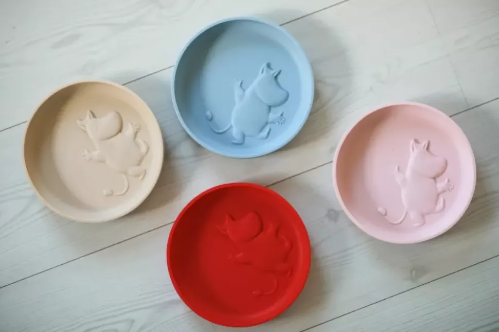 Moomin Tallerken Med Sugekopp Rosa