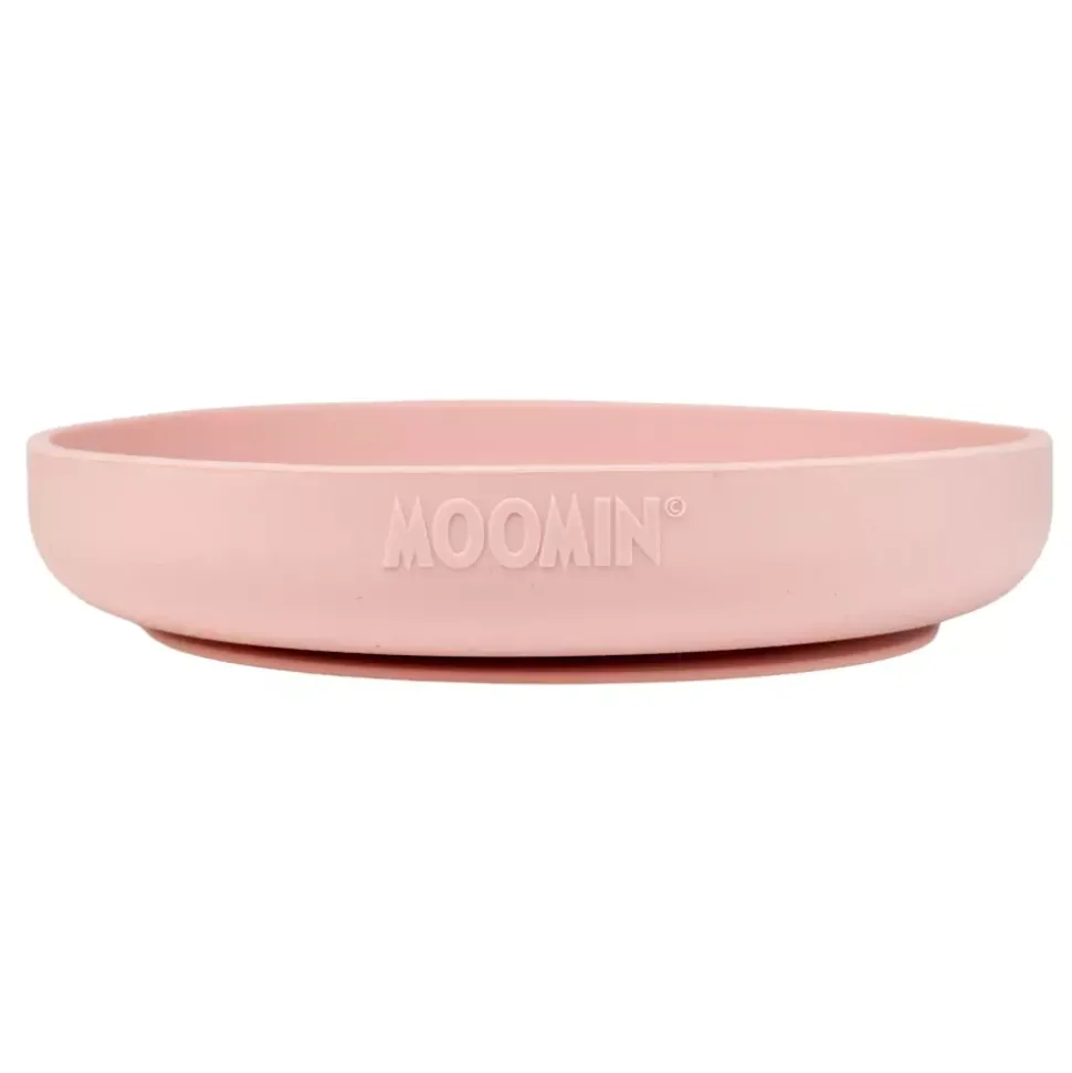 Moomin Tallerken Med Sugekopp Rosa