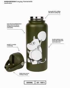Moomin Termoflaske 1 Liter Gym