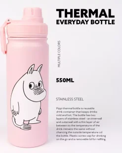 Moomin Termoflaske Rosa 550ml