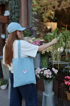 Moomin Tote Bag - Denim Love