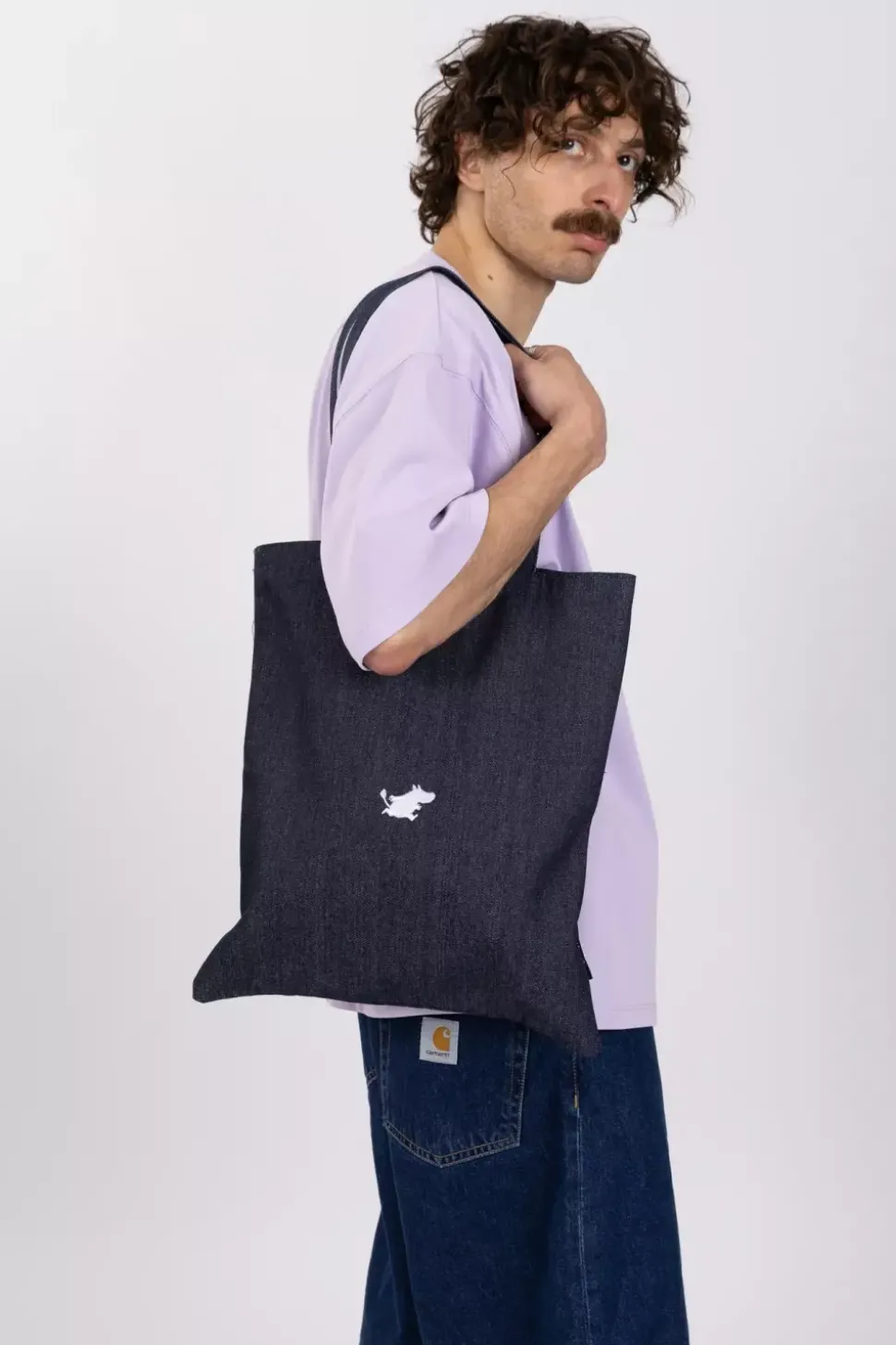 Moomin Tote Bag - Denim Navy