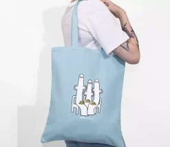 Moomin Tote Bag - Hattifnattene Blå